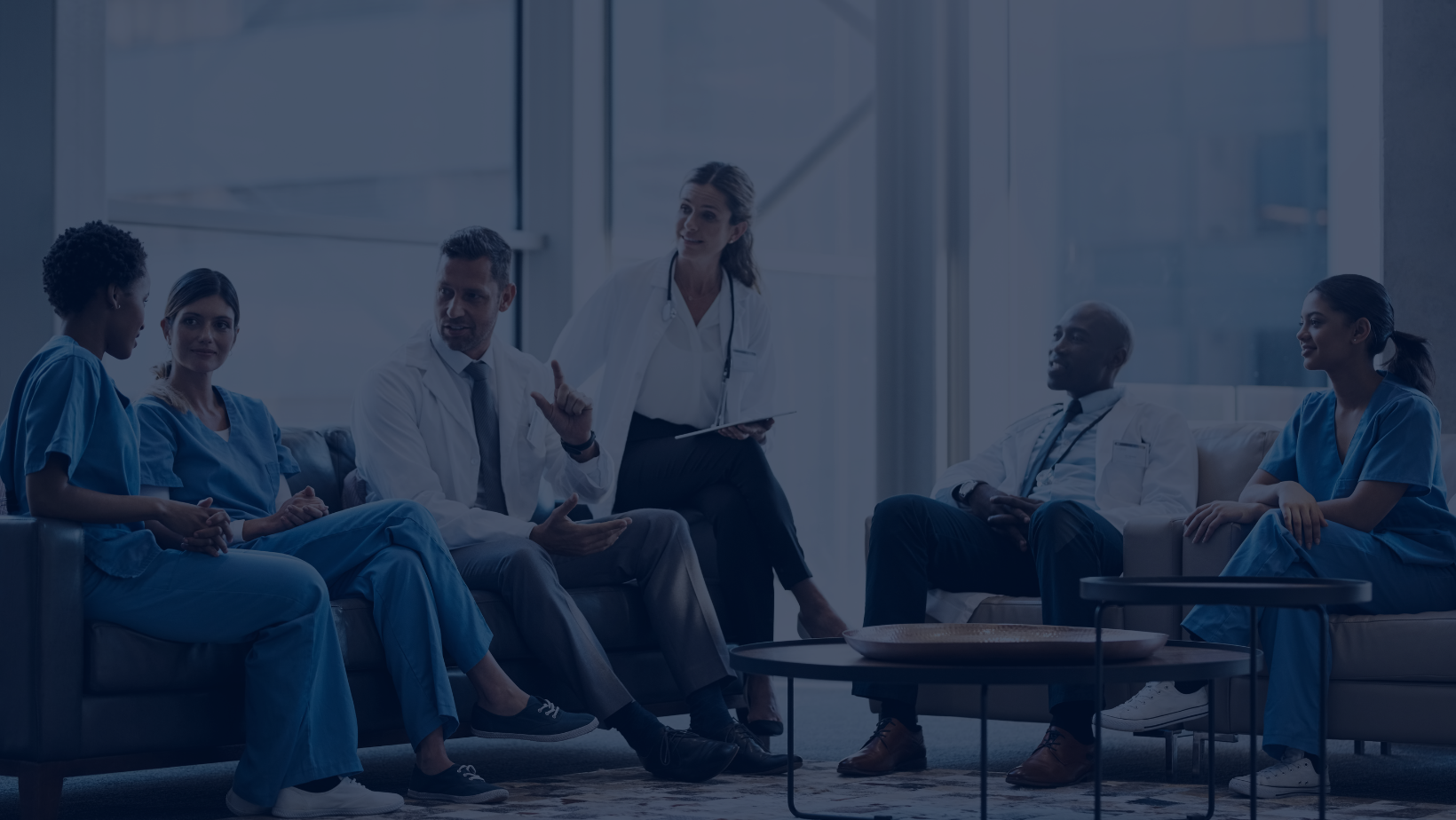 Healthcare leadership discussion
